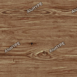 Алюминиевая композитная фасадная панель PlastCover 4/0,4 FR 1500×4000, цвет 0124 Дуб Наварра AluHype