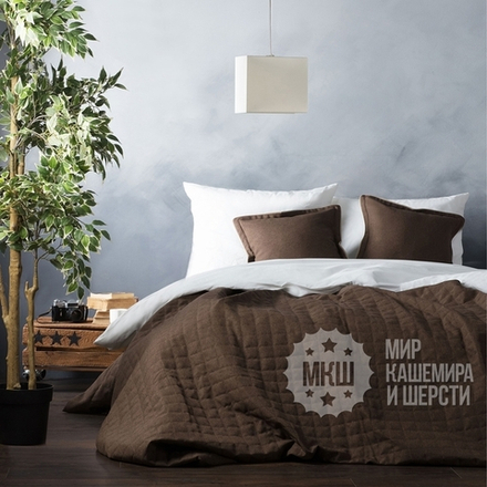 Покрывало на кровать ИБИЦА (арт. BL02-217-13) - шоколадное