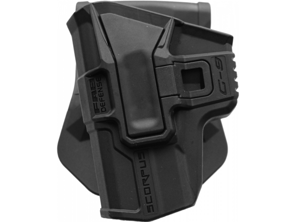 Кобура для Glock 9 мм (левша), черный, Fab Defense