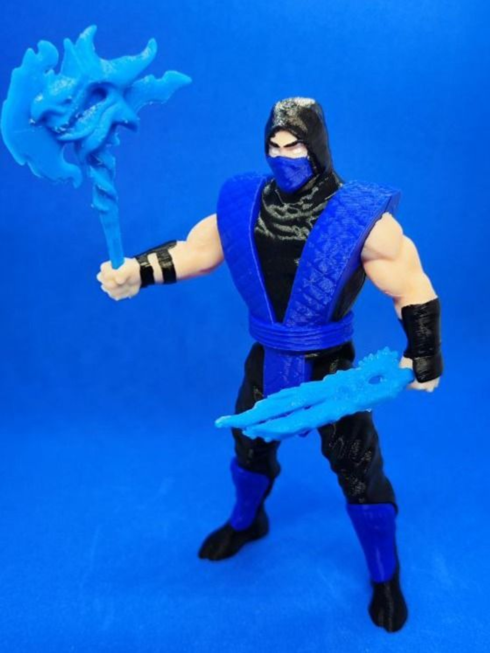 Подвижная фигурка "Сабзиро" Mortal Kombat, пластик, цвет синий