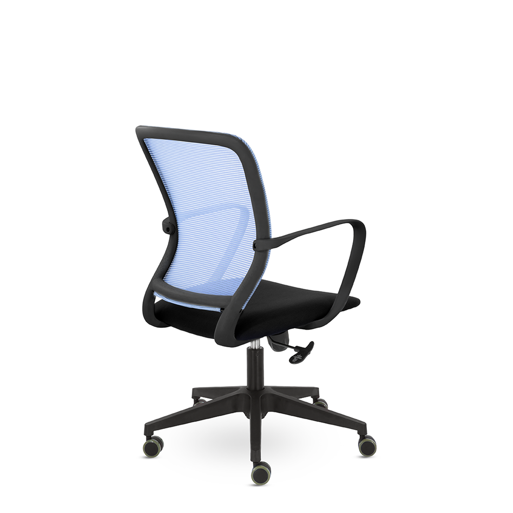 Кресло М-806 Хэнди/Handy blackPL Ср JD-10/D26-28 (голубой/черный)