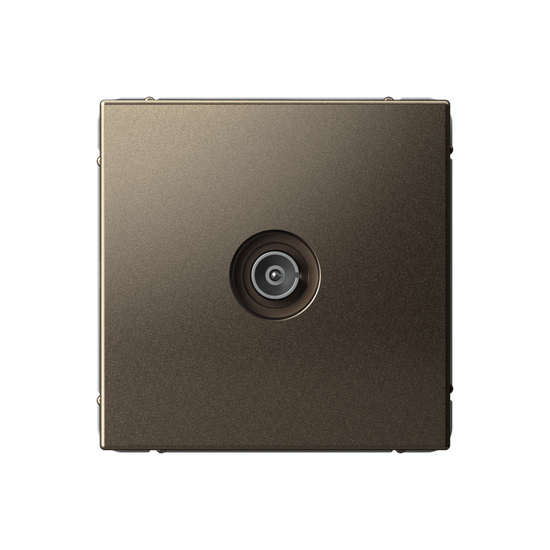 Розетка телевизионная оконечная TV ArtGallery 1дБ механизм мокко SE GAL000691