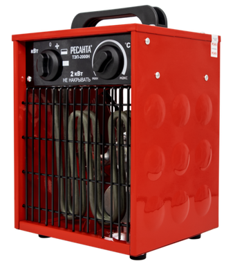 Электрический тепловентилятор РЕСАНТА ТЭП-2000Н - [2 кВт / 220В]