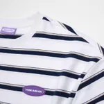 Футболка YMKASHIX Nineties Бело-Темно-Синяя