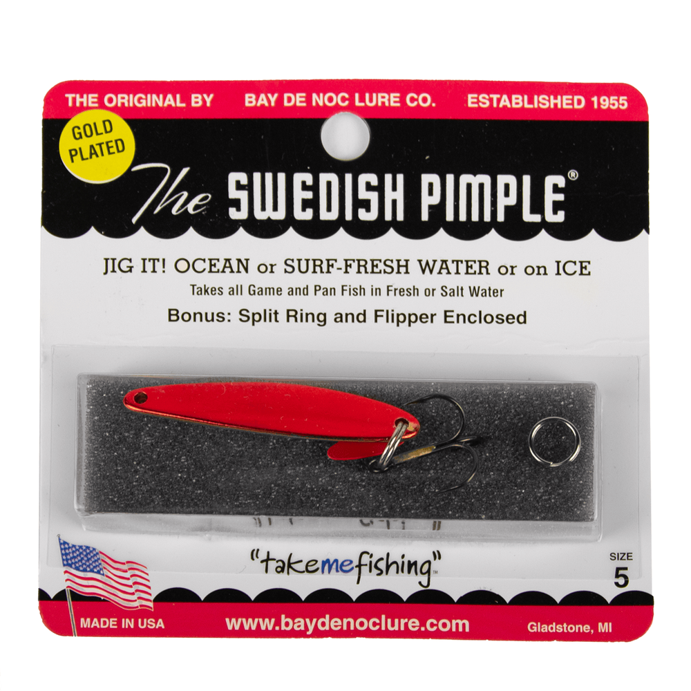 Блесна Bay de Noc Swedish Pimple #5 (48мм, 9.3гр)