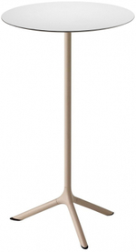 Стол ламинированный барный Scab Design Tripe, тортора, белый