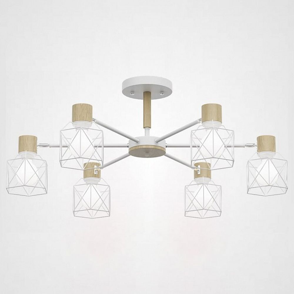 Люстра на штанге Imperiumloft Corf White CORF-B01