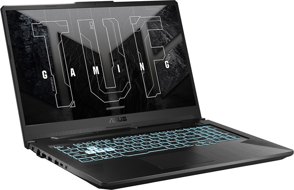 Ноутбук ASUS TUF Gaming F17 FX706HE-HX026 90NR0713-M00540 Intel Core i5 11400H, 8192 Mb, 17.3; Full HD 1920x1080, 512 Gb SSD, DVD нет, nVidia GeForce RTX 3050 Ti 4096 Mb, No OS, серый