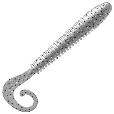 Приманка ZUB-MINOGA  90мм(3,5")-5шт, (цвет 501) серый с блестками