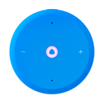 Умная колонка Яндекс Станция Лайт 2 (без часов) с Алисой на YaGPT, Синий