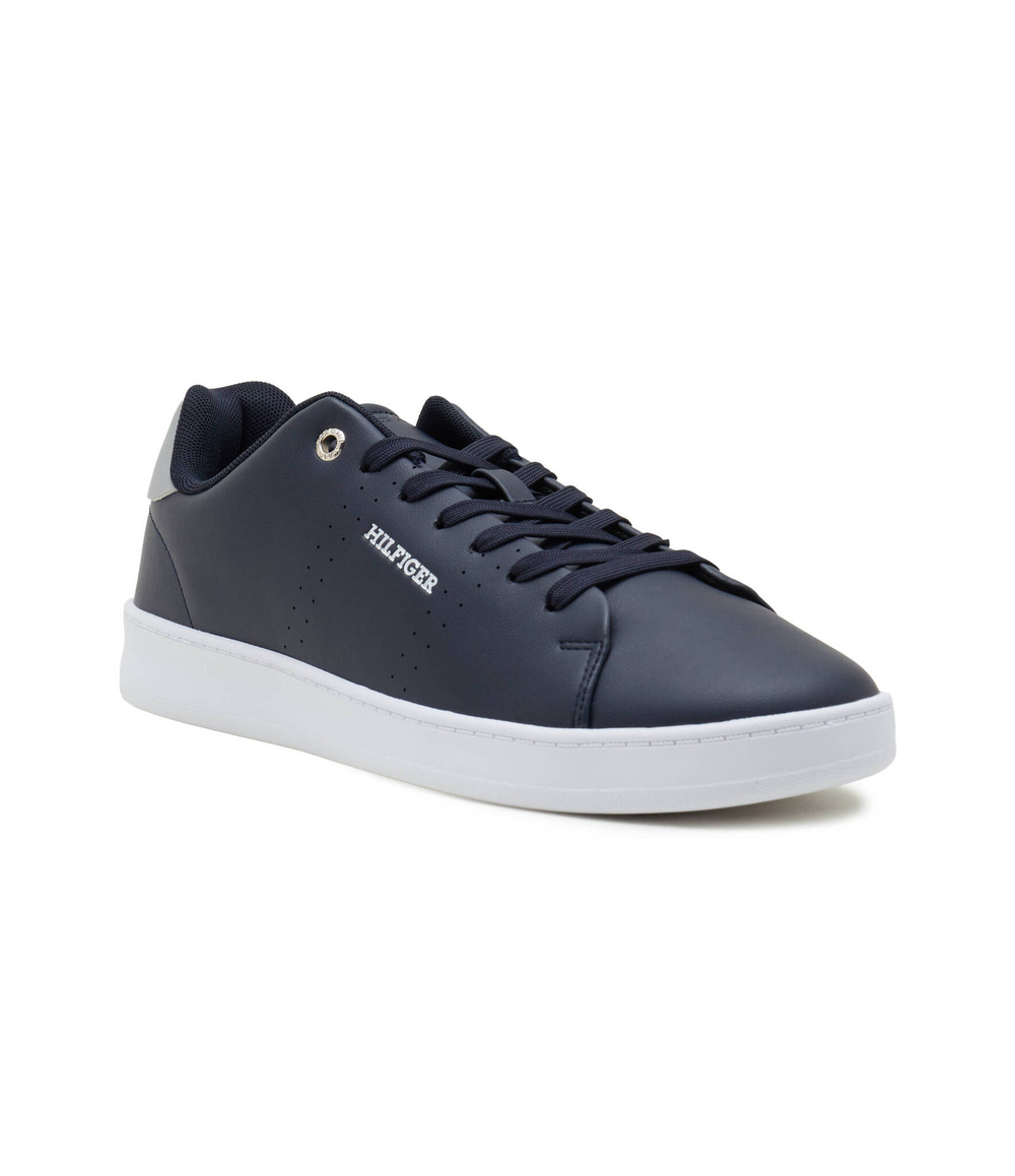 Кожаные кроссовки Tommy Hilfiger - темно-синий(FM0FM05038)