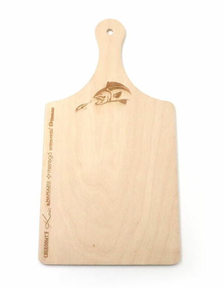 Доска разделочная СЛЕДОПЫТ деревянная 180х6х350 мм, с ручкой