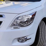 Накладка на фары серебристые Кобальт