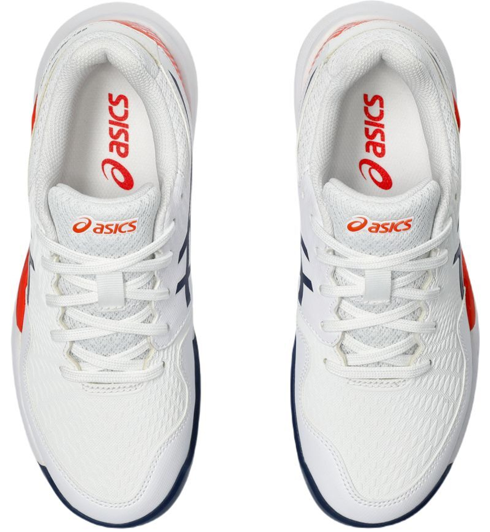 детские Кроссовки теннисные Asics Gel-Resolution 9 GS - white/blue expanse
