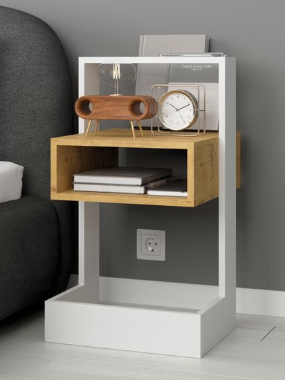 белый / дуб бунратти