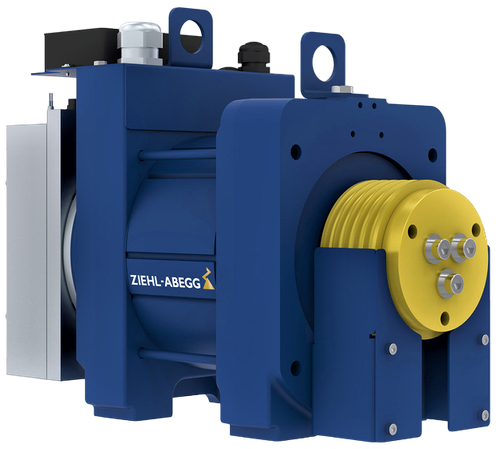 Лебедка безредукторная ZIEHL-ABEGG SM132.35-14/B  ZIEHL-ABEGG.