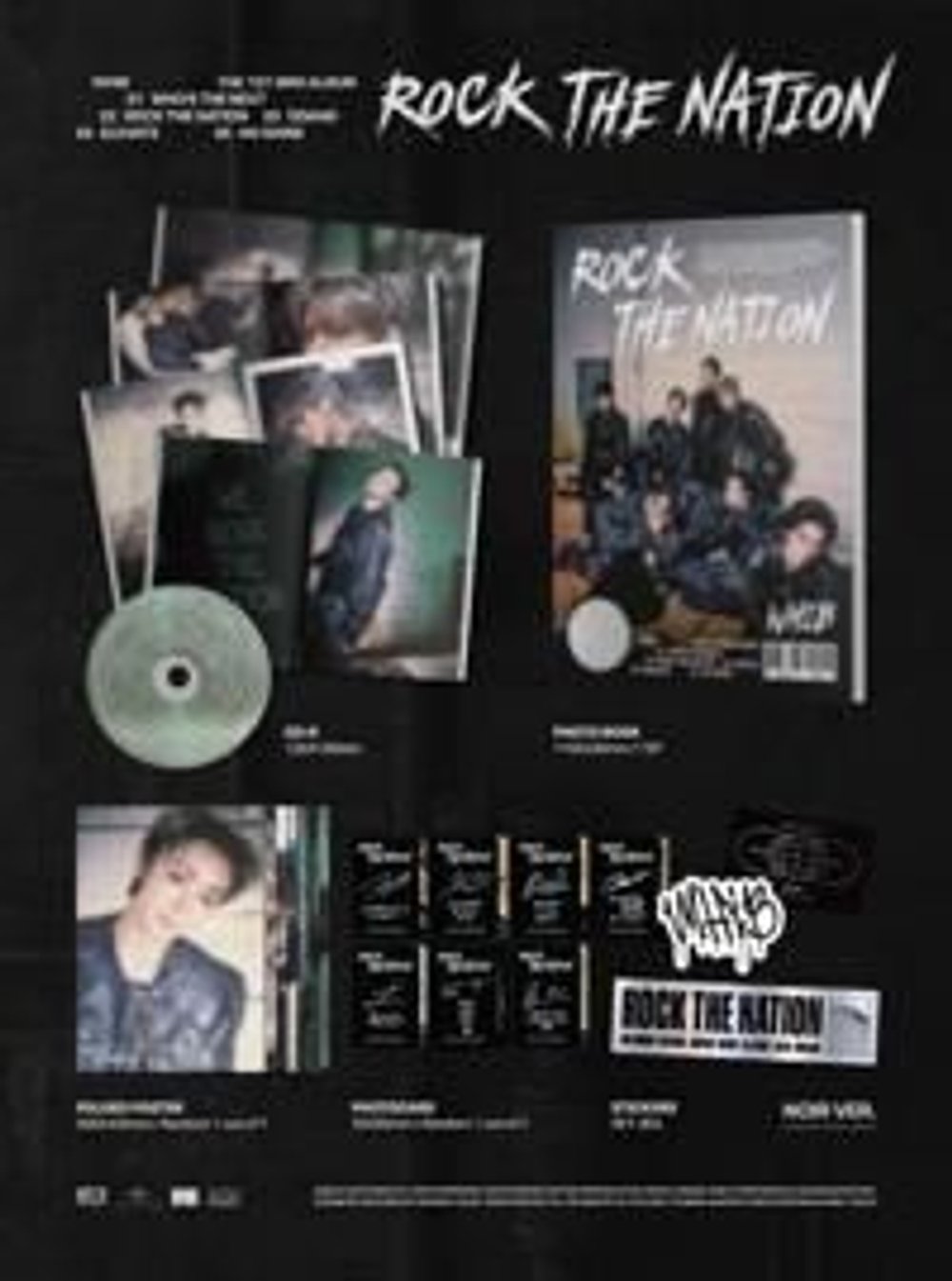 Альбом WHIB - ROCK THE NATION 1st Mini Album RANDOM Version