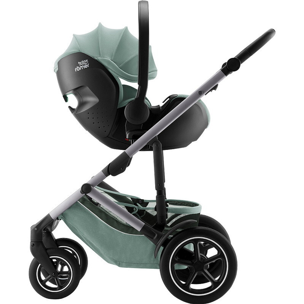 Коляска 3 в 1 Britax Roemer Smile 5Z Style и автокресло Baby-Safe Pro Jade Green Teak