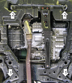 Защита двигателя для Mitsubishi Outlander XL, Peugeot 4007 MOTODOR.71303