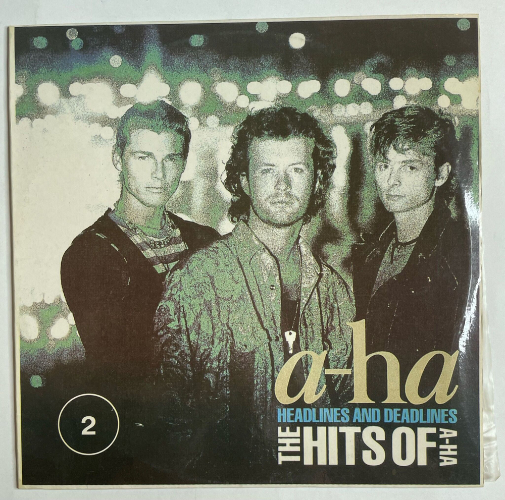 Винтажная виниловая пластинка LP Headlines And Deadlines The Hits Of A Ha Vol 2 (Россия 1992)