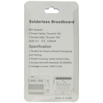 Беспаечная макетная плата для Arduino (400 точек)