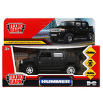 Модель ин. мет. "Hummer H2 Pickup" 12см.камуфл,откр.двери, баг, коробка HUM2PICKUP-12MIL-GN (Технопарк)