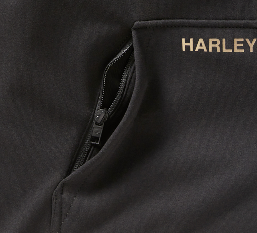97194-25VW Женская ездовая куртка Harley-Davidson® Deflector Half Zip Riding Fleece