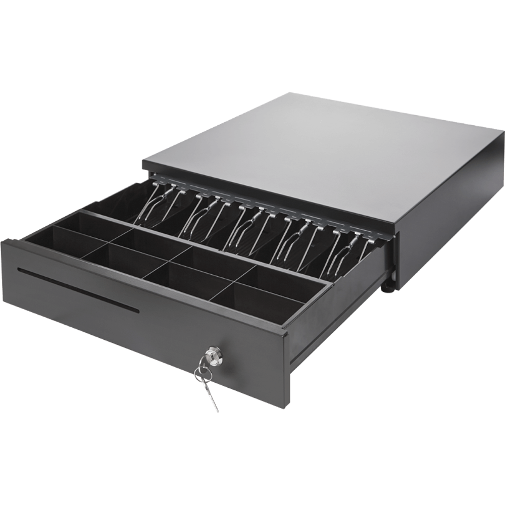 Денежный ящик PayTor HT-410P (Черный, Переходник, Штрих)