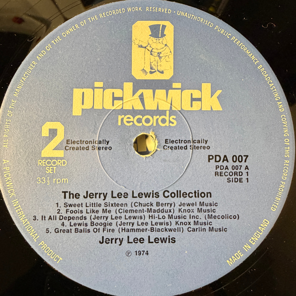 Jerry Lee Lewis - The Jerry Lee Lewis Collection 2LP (Англия 1974г.)