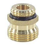 Штуцер переходной латунь 1/2"x3/4" под евроконус для клапана коллекторного Апогей 310011