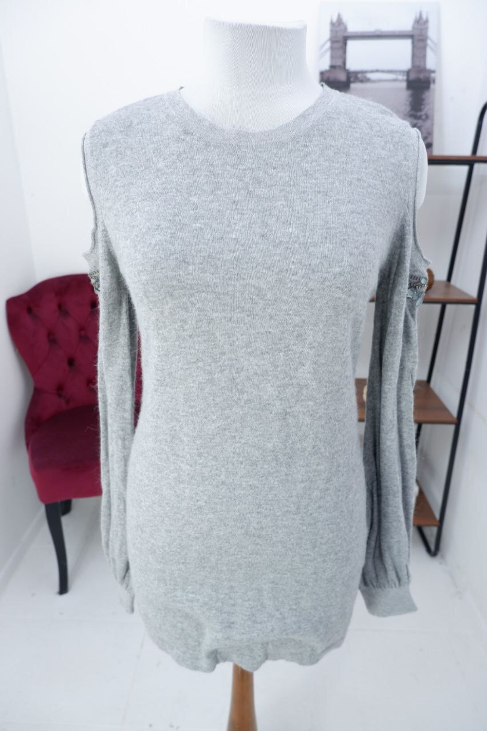 Джемпер Serianno с шерстью вязаный 46 размер