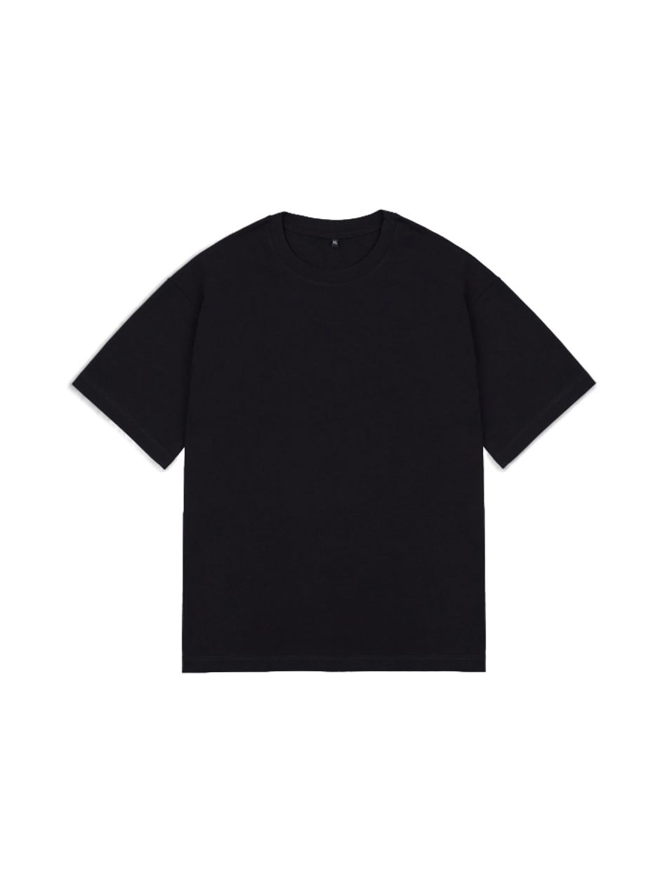 Футболка оверсайз (черный) 270 гр