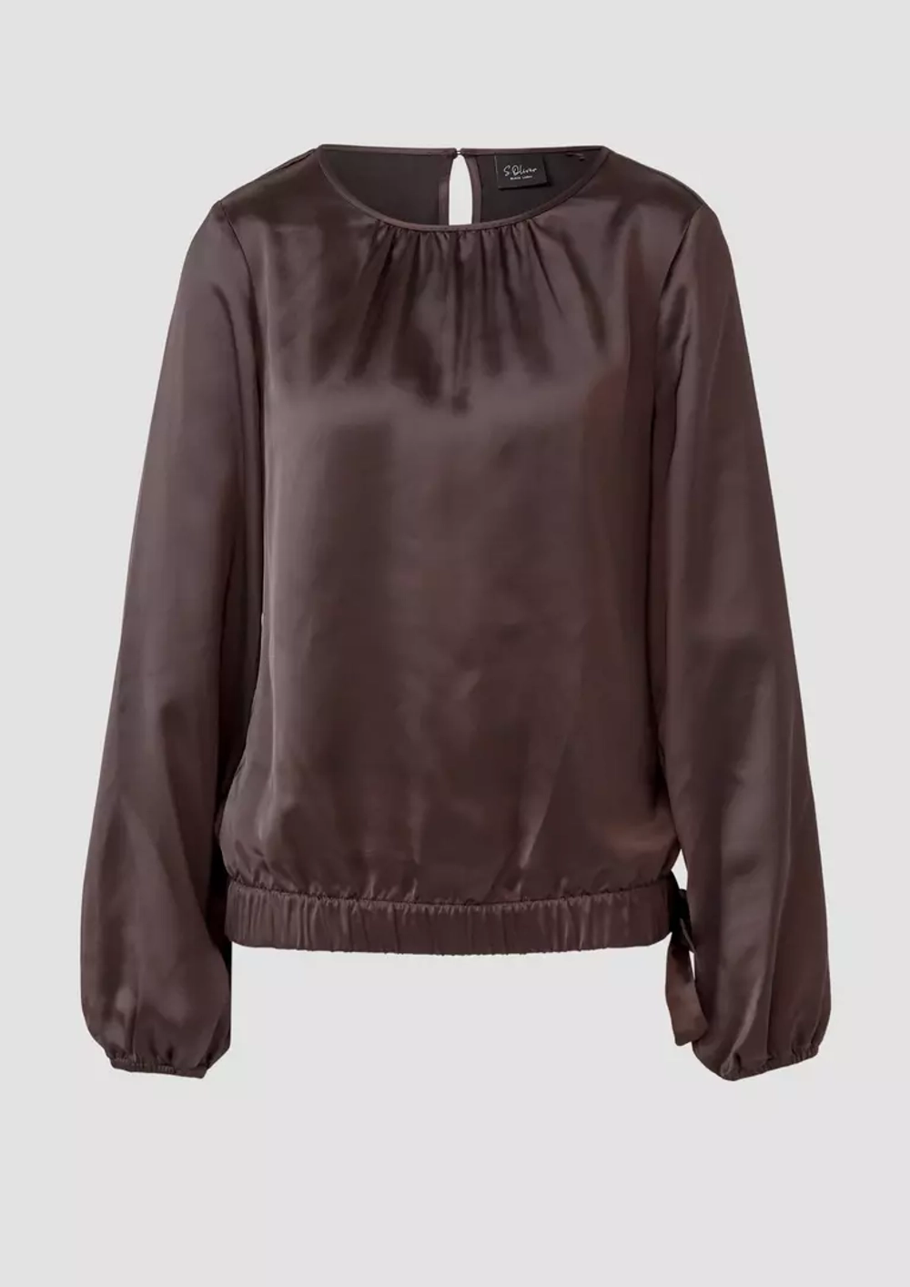 Атласная блузка Black Label