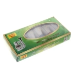 Помазок для бритья в пластиковой коробке «Томас», широкая полоска, цвет микс, 8см