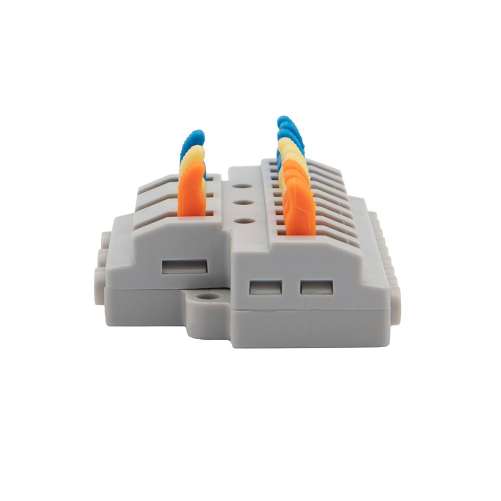 Клемма СМК 3х3 проходная разветвительная 3 полюса, с монтажной площадкой (1 ввод, 3 вывода на полюс)