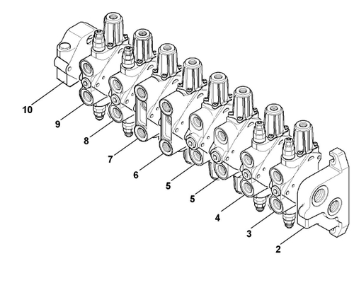 Гидрораспределитель JCB 333/E1459