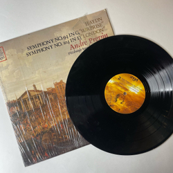 Винтажная виниловая пластинка LP Haydn Гайдн, Pittsburgh Symphony Orchestra, Andre Previn Симфония Symphony No. 94 In G Surprise (США 1980)