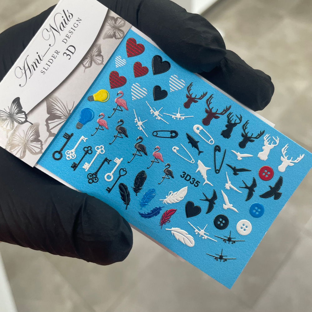 Слайдеры Ami Nails 3d 35