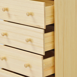 Комод 62х30х90, Раст, деревянный, с 4 ящиками для одежды, игрушек, вещей, из массива сосны, IKEA