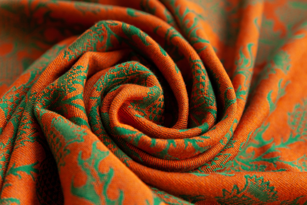 Mokosh wrap  Thistle Sunset sky