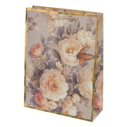 GAEM Пакет подарочный (бумага 210г/м2, блок микс 12шт), L31 W12 H42 см, 4в.