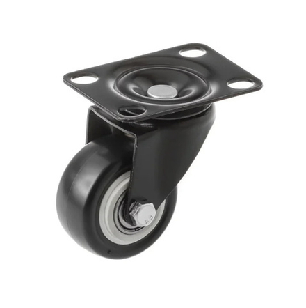 Колесо мебельное поворотное SCZ 25 50 мм (черный)