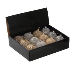 GAEM Набор из 12шт Украшение новогоднее Шар "Восточная сказка", D8 см, L35 W26 H9 см