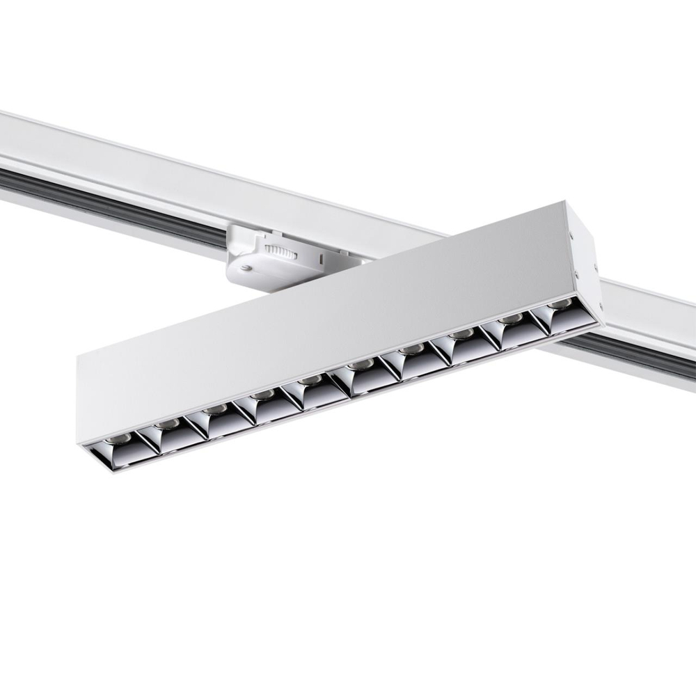 358862 PORT NT22 262 белый Светильник трехфазный трековый светодиодный IP20 LED 4000K 16W 220V ITER