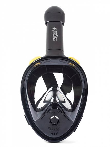 Маска полнолицевая Sargan Планета океан 2.0 черный/черный/желтый
