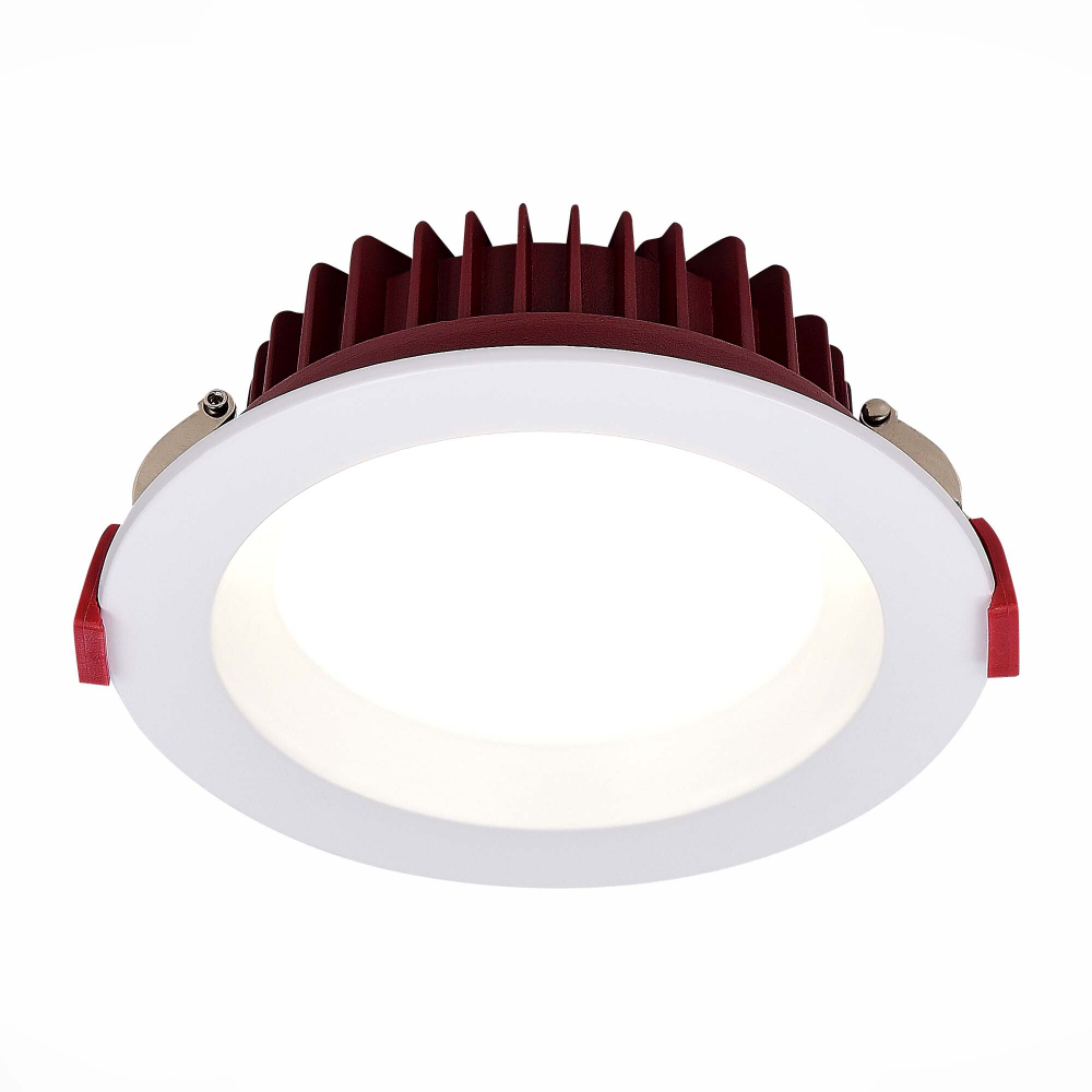 ST752.538.24 Св-к встр. Белый LED 1*24W 3000K 1 920Lm Ra80 100° IP44 D165xH54 100-240VV Встраиваемые светильники