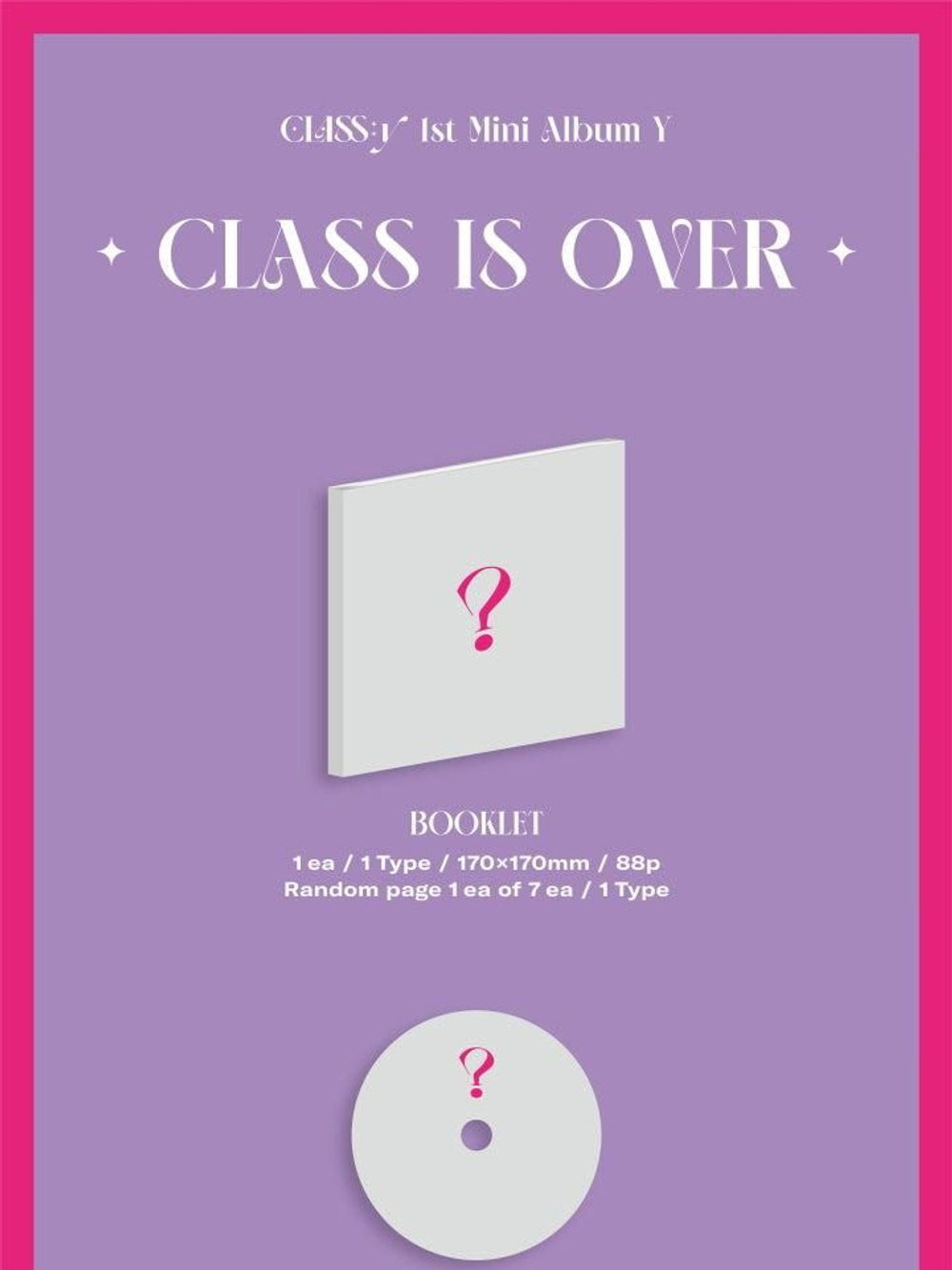 Альбом CLASS:y - Y CLASS IS OVER 1st Mini Album