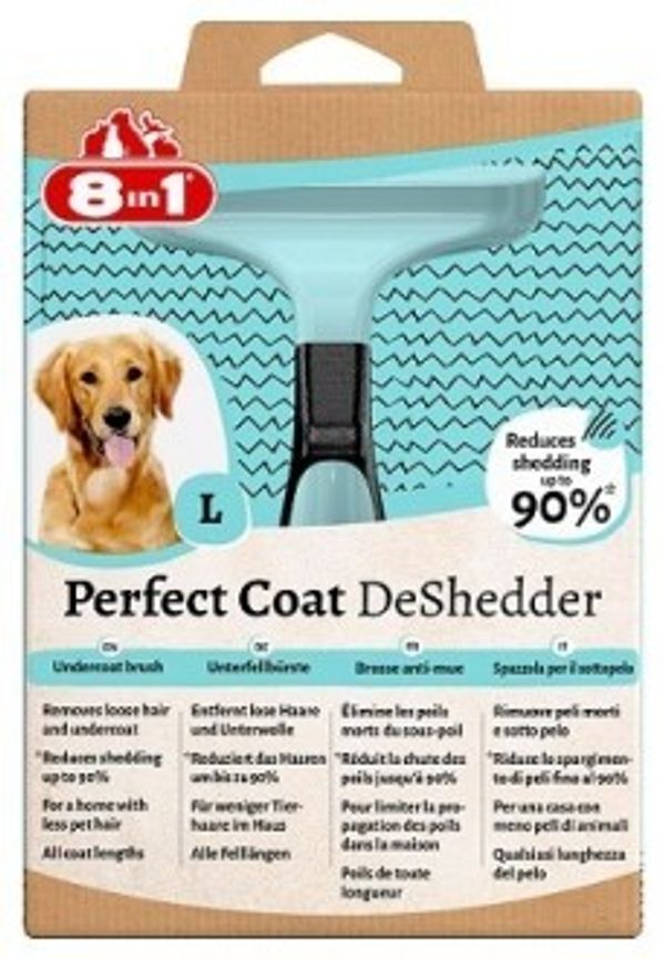 Дешеддер для крупных собак 8in1 Perfect Coat L