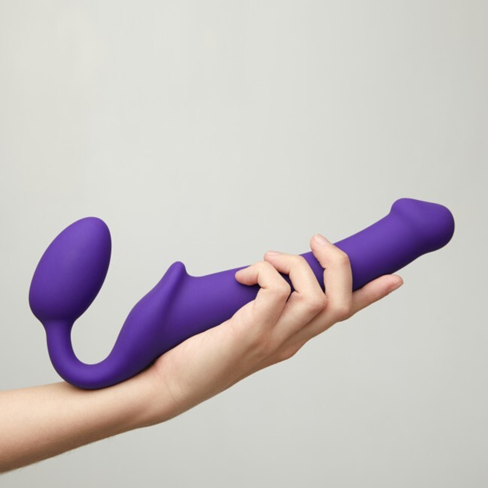 Безремневой страпон Strap-on-me Semi-Realistic, фиолетовый, S - купить по  выгодной цене | Пиканто 18+ Бутик эротических товаров