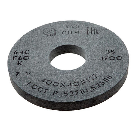 Круг шлифовальный 400 х 40 х 127 64C F60 K 7V 35 1700об/мин
